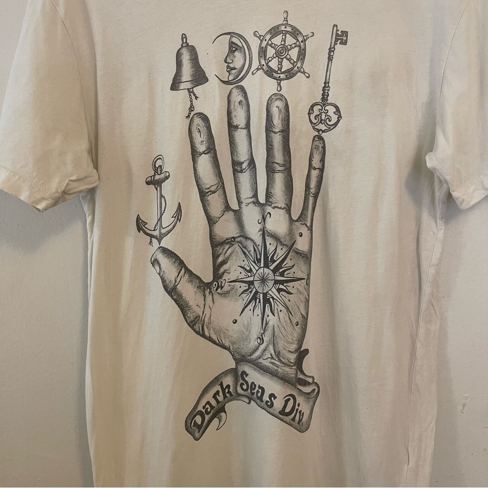 Dark Seas T-Shirt Small Nautical Mens - Picture 6 of 8